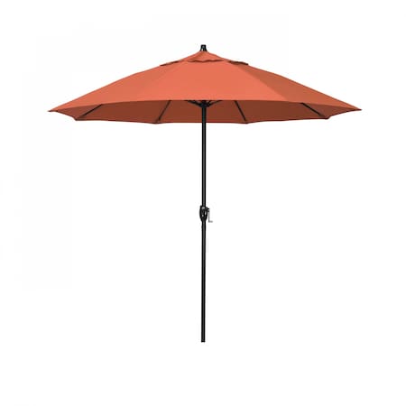 California Umbrella 7.5' Bronze Aluminum Market Patio Umbrella, Olefin Sunset 194061336557